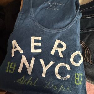 Aeropostale Navy Blue Tank Top